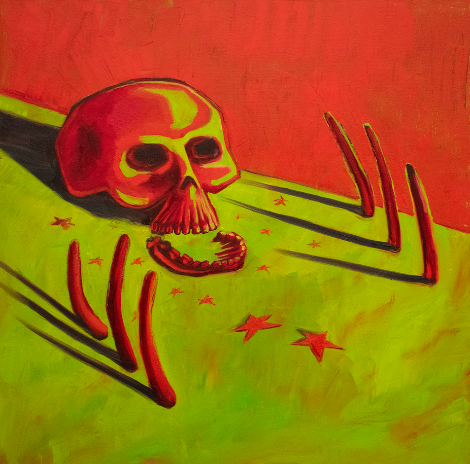 Disembodied Oil on canvas, 30" x 30.” December 2023.